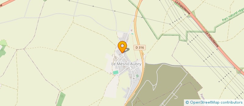 localisation de l'entreprise CHILL  LE MESNIL-AUBRY