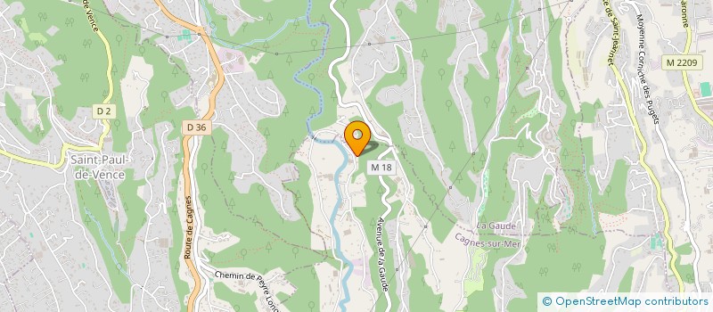 localisation de l'entreprise CHILL AND BOAT  CAGNES-SUR-MER