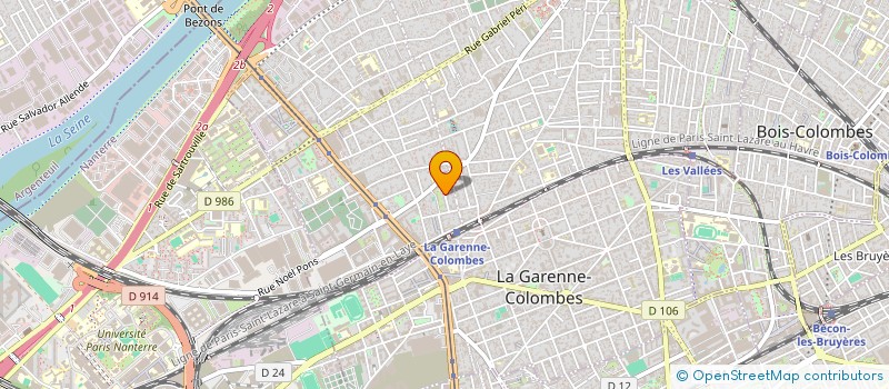 localisation de l'entreprise CHILL & DRIVE à COLOMBES