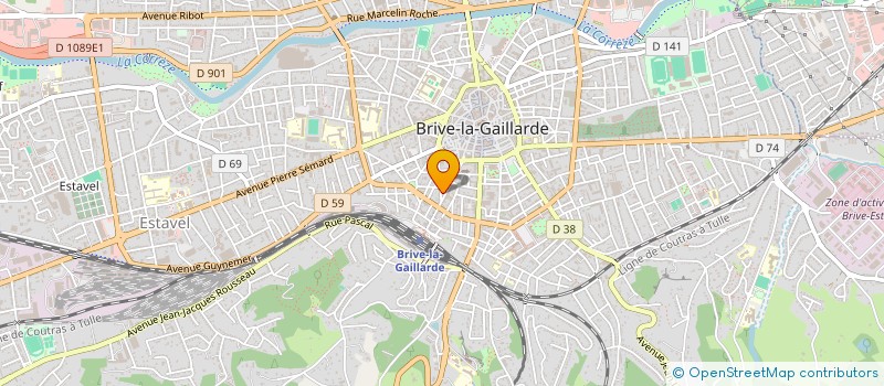 localisation de l'entreprise CHILL EAT AND GO  BRIVE-LA-GAILLARDE
