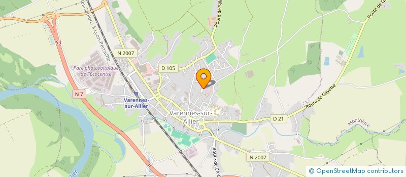 localisation de l'entreprise CHILL EVENTS  VARENNES-SUR-ALLIER