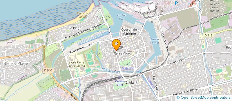 localisation de l'entreprise CHILL EXPLOITATION  CALAIS