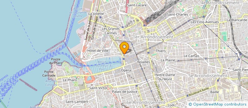 localisation de l'entreprise CHILL N BEER-CASSINI à MARSEILLE 1ER