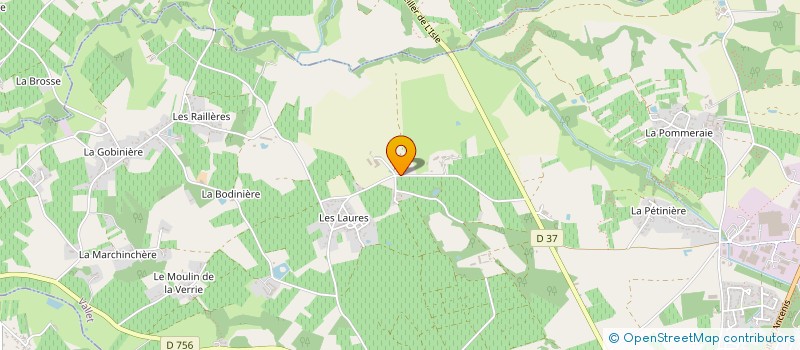 localisation de l'entreprise CHILL PAYSAGE à VALLET