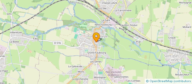 localisation de l'entreprise CHILL TIME  PONT-DE-VEYLE