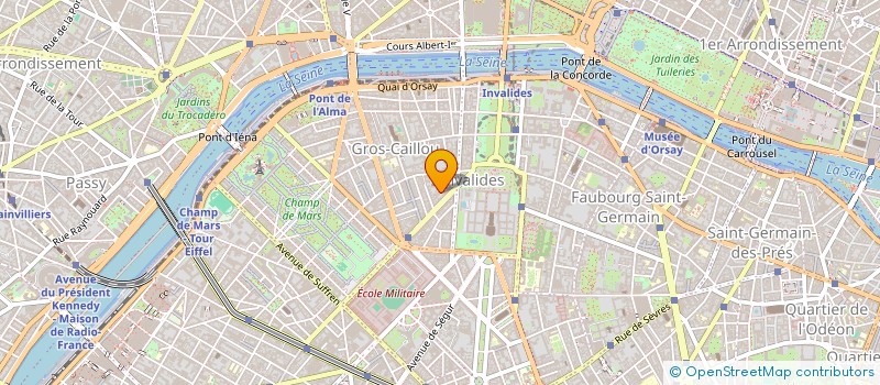 localisation de l'entreprise CHILLARTE  PARIS