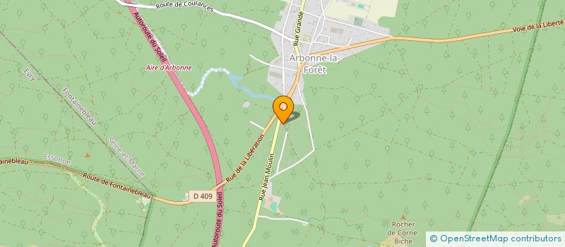 localisation de l'entreprise CHILLAX CAPITAL  ARBONNE-LA-FORET