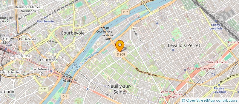 localisation de l'entreprise CHILLAZ ET ASSOCIES à NEUILLY-SUR-SEINE