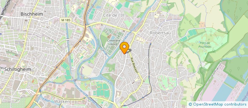 localisation de l'entreprise CHILLER ET CLIM SERVICES à STRASBOURG