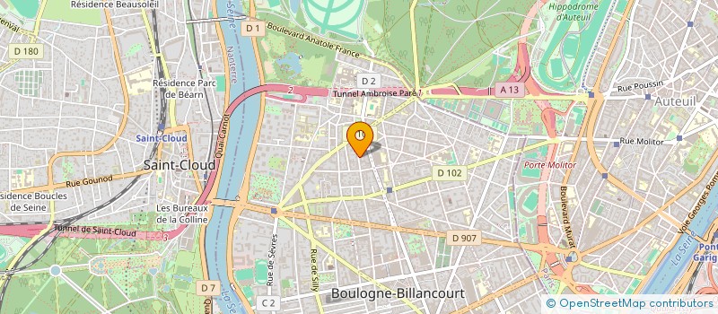 localisation de l'entreprise CHILLERZ à BOULOGNE-BILLANCOURT