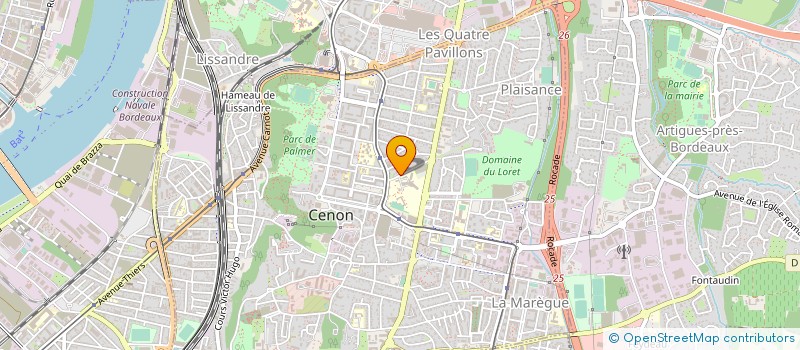 localisation de l'entreprise CHILLI à CENON