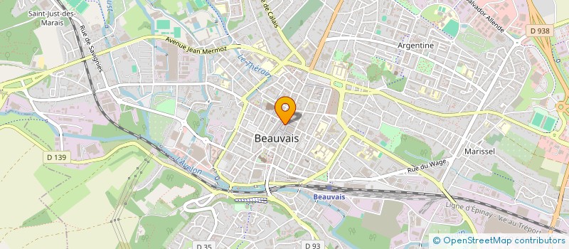 localisation de l'entreprise CHILLMARKET  BEAUVAIS