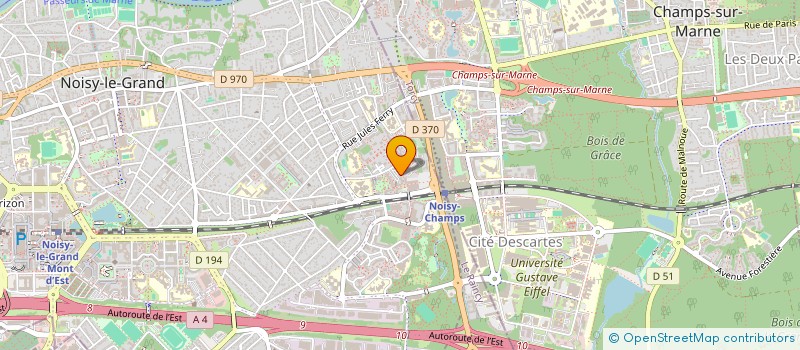 localisation de l'entreprise CHILLO IMMOBILIER à NOISY-LE-GRAND