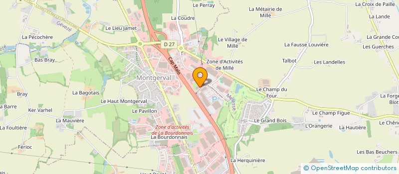 localisation de l'entreprise CHILLSPOT  MELESSE