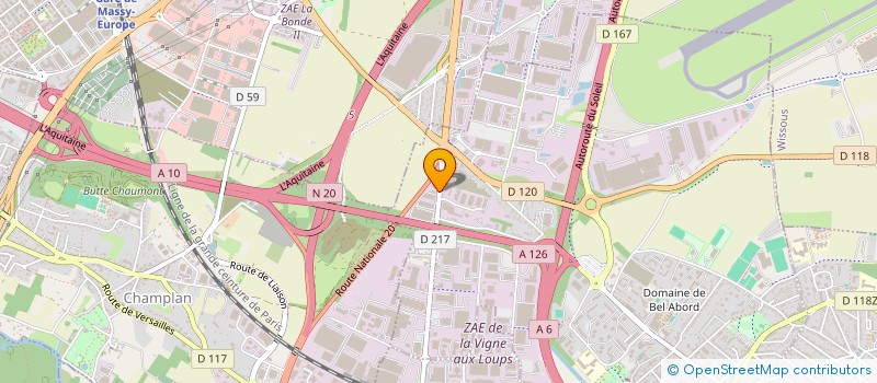 localisation de l'entreprise CHILLY AUTO-BILAN à CHILLY-MAZARIN