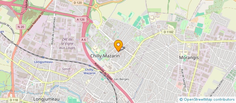 localisation de l'entreprise CHILLY AUTOMOBILES à CHILLY-MAZARIN