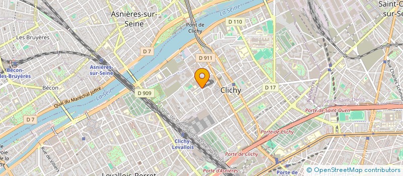 localisation de l'entreprise CHILLY CLAUDE-SIMONE-GEORGES à CLICHY