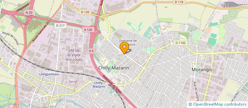 localisation de l'entreprise CHILLY PRODUIT HALAL à CHILLY-MAZARIN