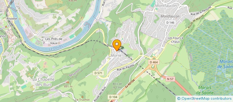 localisation de l'entreprise CHILO  LA VEZE
