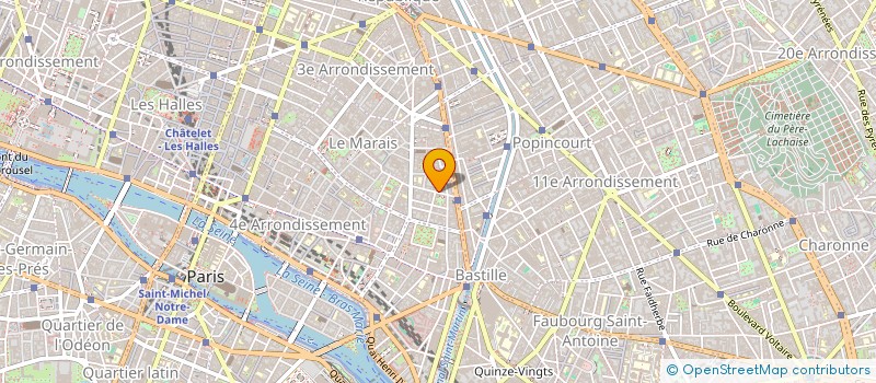 localisation de l'entreprise CHILOE PRODUCTIONS  PARIS