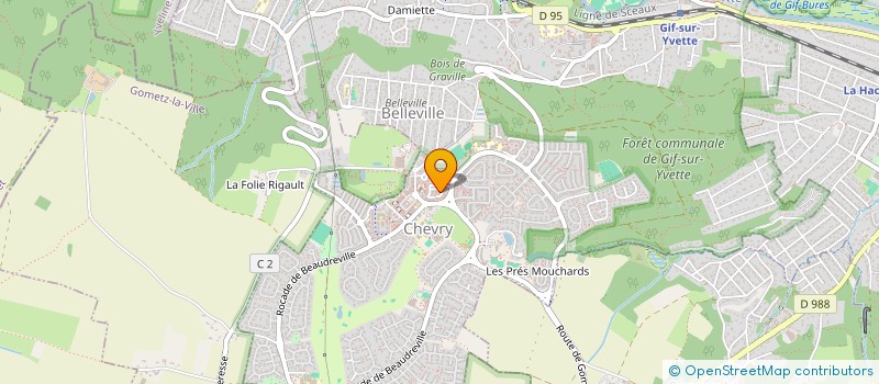 localisation de l'entreprise @CHILS  GIF-SUR-YVETTE