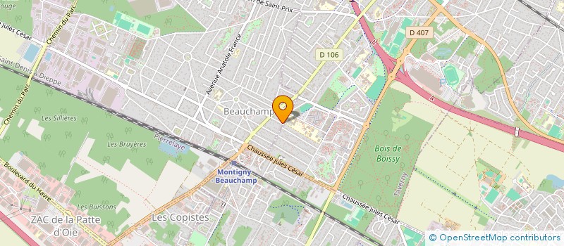 localisation de l'entreprise CHILUCRU  BEAUCHAMP