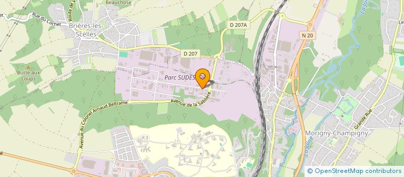 localisation de l'entreprise CHIM-FIX à ETAMPES