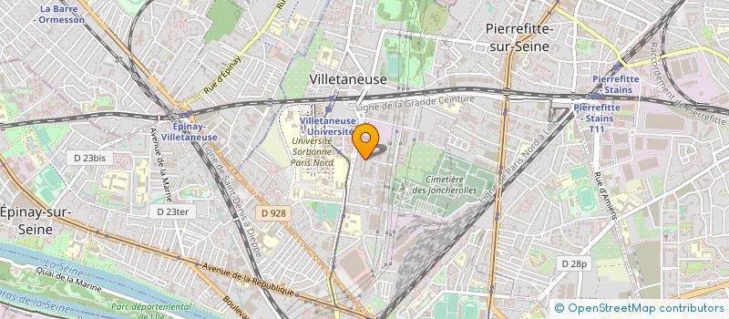 localisation de l'entreprise CHIM FRANCE à VILLETANEUSE