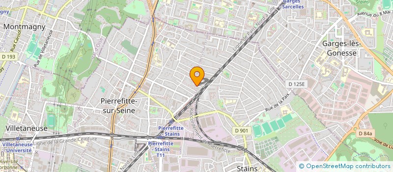 localisation de l'entreprise CHIMCHA à STAINS