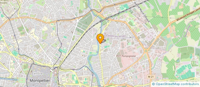 localisation de l'entreprise CHIMENA  MONTPELLIER