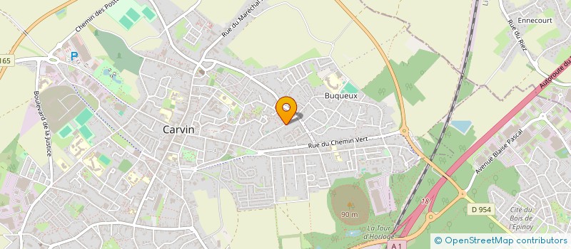 localisation de l'entreprise CHIMEPHY II  CARVIN