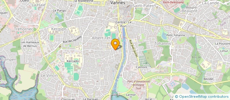 localisation de l'entreprise CHIMERE à VANNES