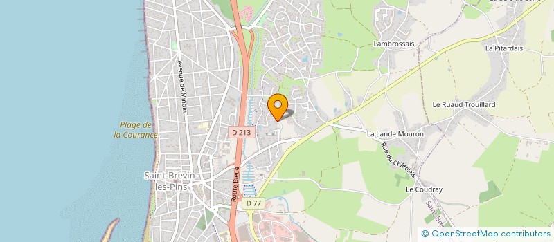 localisation de l'entreprise CHIMERE à SAINT-BREVIN-LES-PINS