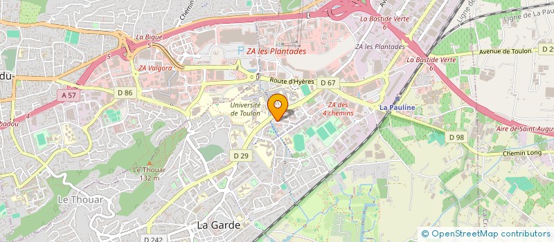 localisation de l'entreprise CHIMERE  TOULON