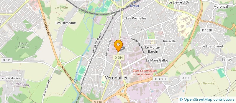 localisation de l'entreprise CHIMIE 3 à VERNOUILLET