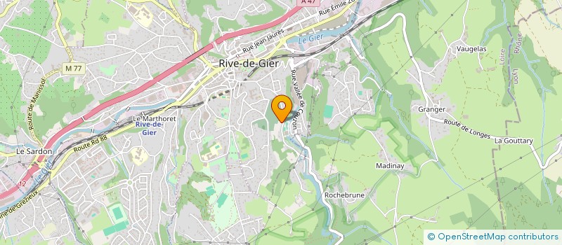 localisation de l'entreprise CHIMIE CHAB  RIVE-DE-GIER