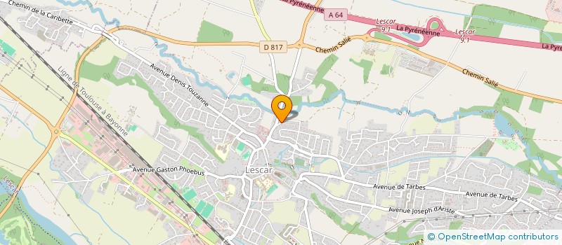 localisation de l'entreprise CHIMIE ET SOCIETE SUD NOUVELLE AQUITAINE  LESCAR