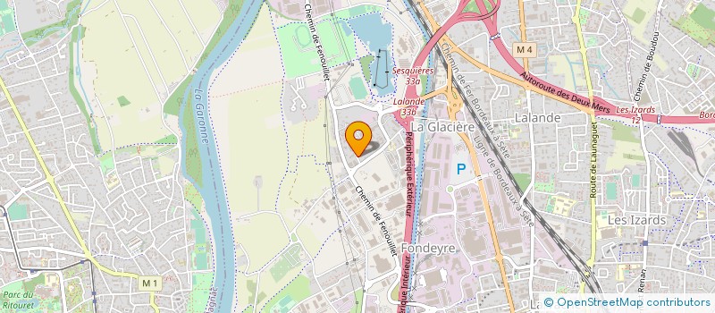 localisation de l'entreprise CHIMIE ISOLATION BATIMENT à BORDEAUX