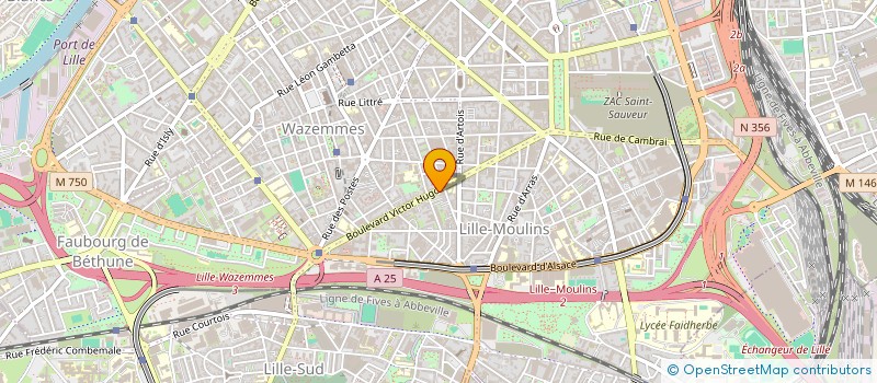 localisation de l'entreprise CHIMIE NEGOCE SARL à LILLE