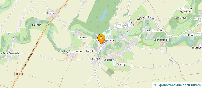 localisation de l'entreprise CHIMIE PETROLE NUCLEAIRE CANALISATION à MELLE