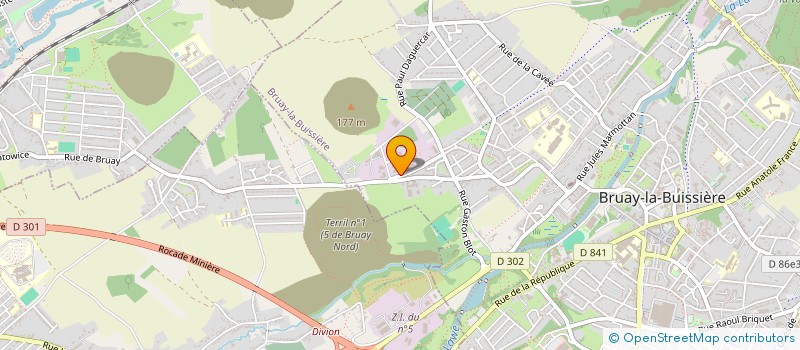 localisation de l'entreprise CHIMIE PROTEC  BRUAY-LA-BUISSIERE