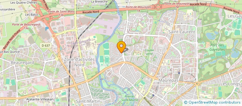 localisation de l'entreprise CHIMIE RENNES INGENIEURS PROJETS SERVICES ET ETUDES  RENNES