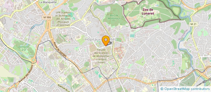 localisation de l'entreprise CHIMIE SOLIDARITE à MONTPELLIER