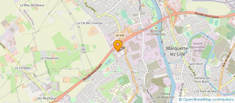 localisation de l'entreprise CHIMILAB ESSOR à WAMBRECHIES