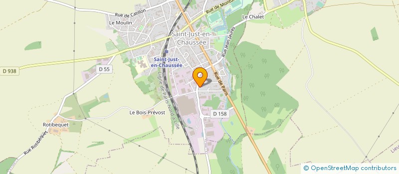 localisation de l'entreprise CHIMIREC-VALRECOISE à SAINT-JUST-EN-CHAUSSEE