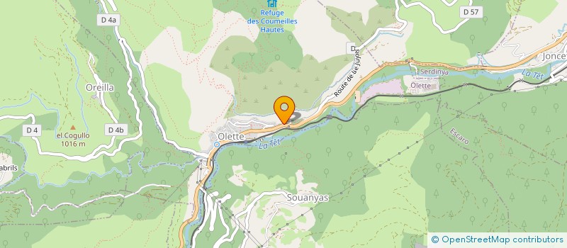 localisation de l'entreprise CHIMYADE  OLETTE