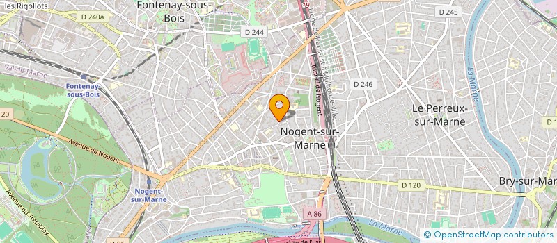 localisation de l'entreprise CHIN'A LA LETTRE  NOGENT-SUR-MARNE