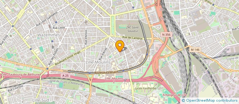 localisation de l'entreprise CHIN' ACTION à LILLE