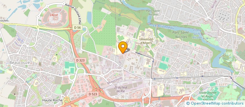 localisation de l'entreprise CHINA ASSOCIATION VEGEPOLYS à ANGERS