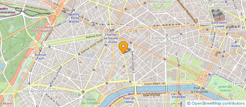 localisation de l'entreprise CHINA BRIDGE à PARIS